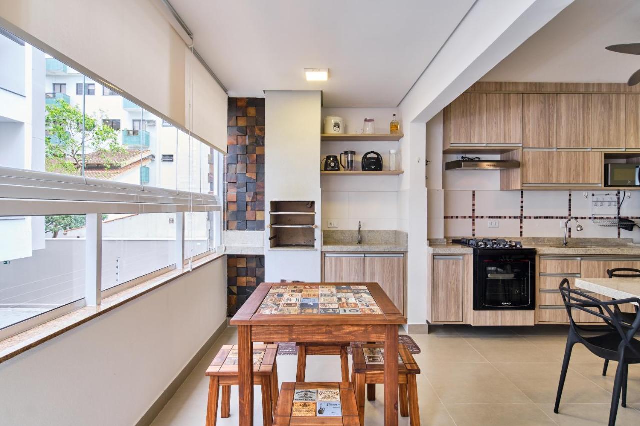 Orla Ubatuba 300 Metros - Ar Condicionado, Varanda Gourmet Экстерьер фото