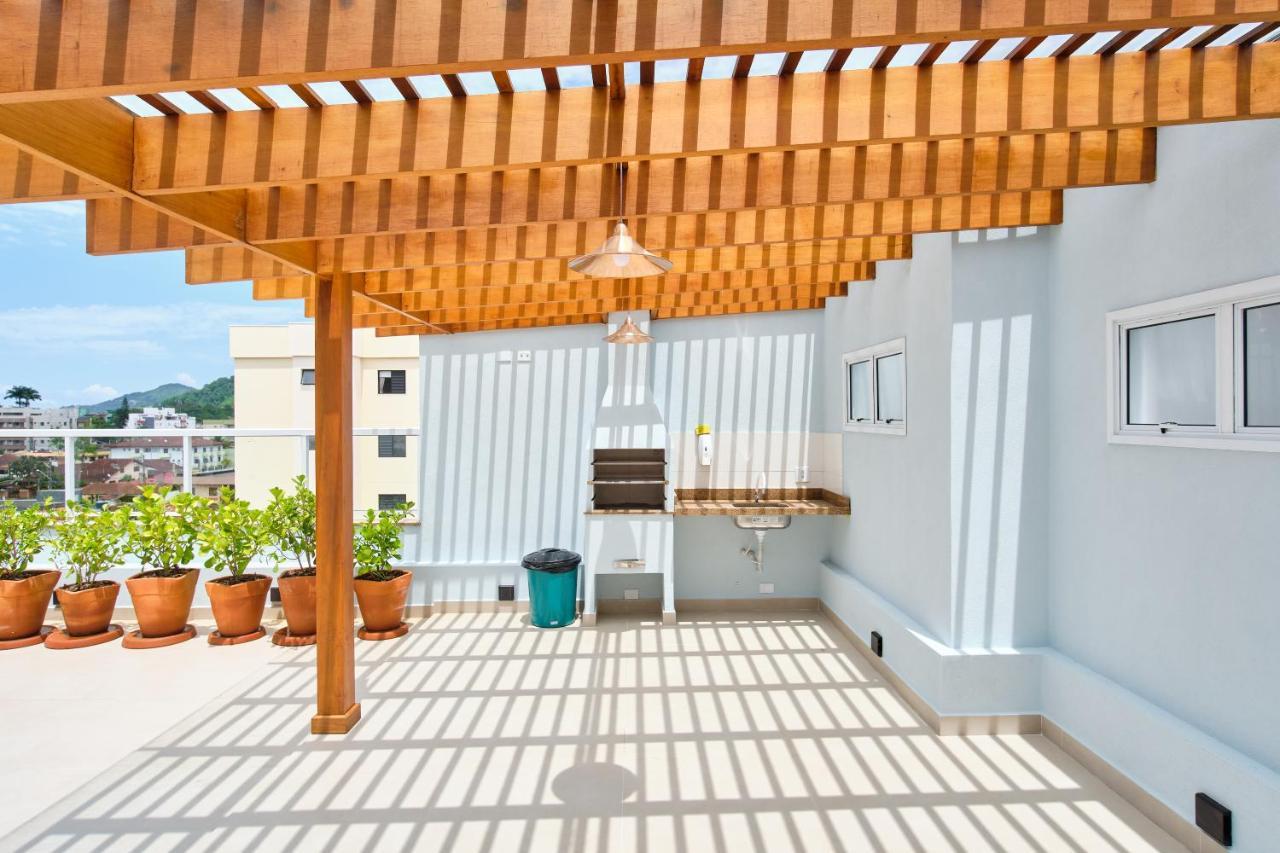 Orla Ubatuba 300 Metros - Ar Condicionado, Varanda Gourmet Экстерьер фото