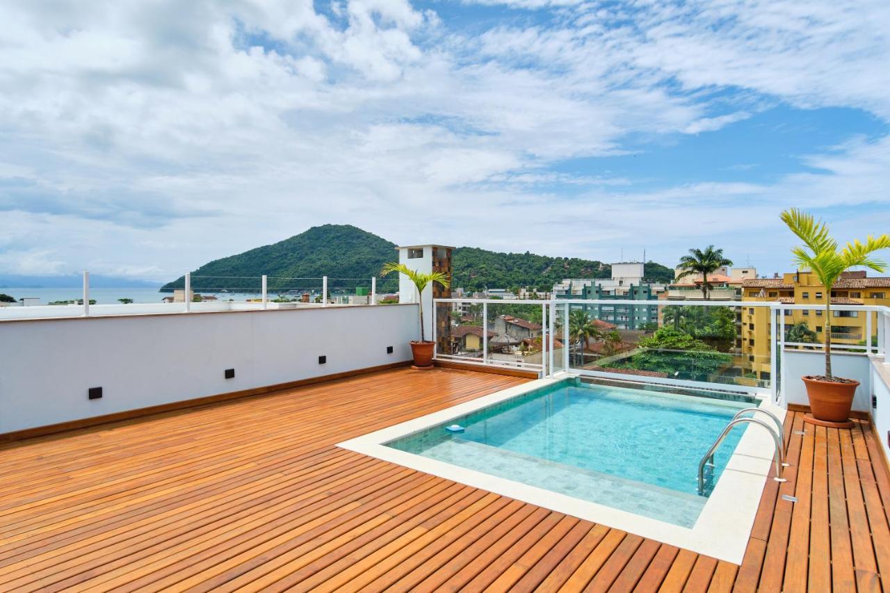 Orla Ubatuba 300 Metros - Ar Condicionado, Varanda Gourmet Экстерьер фото